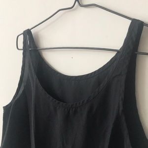 ISSEY MIYAKE black 100% cupro tank - made in Japan